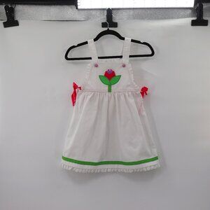 Vintage Ellen Miklas Size 6 Vintage Overall Dress